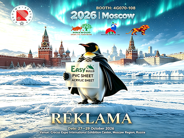 EASY BUILD Comes to Moscow, Russia | Oct 27–29 2026, Top Acrylic Sheets at Factory Low Prices